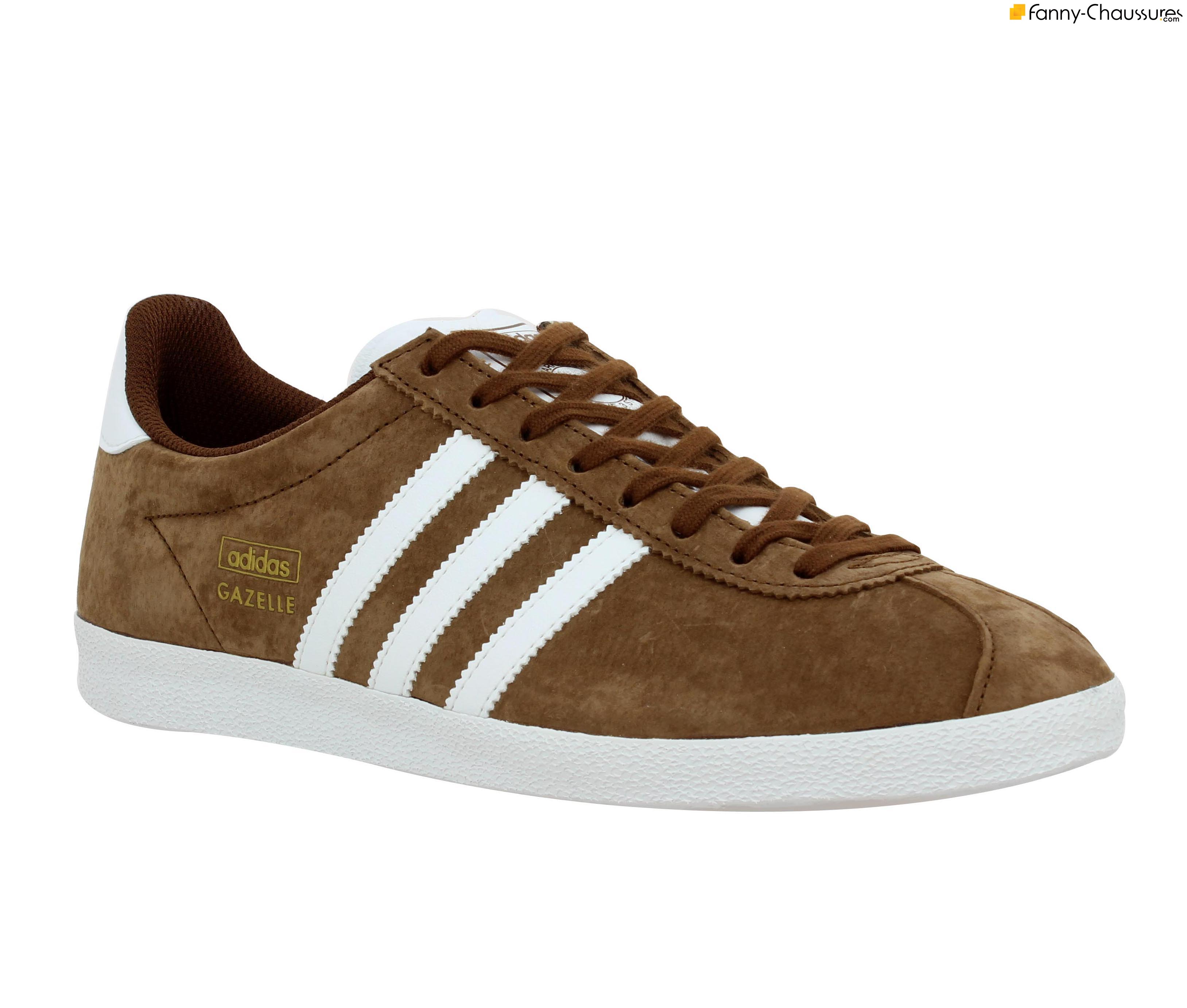 adidas gazelle homme marron